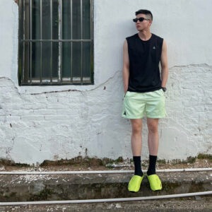 صندل نایک Nike X MMW 5 Slide فسفری مشکی