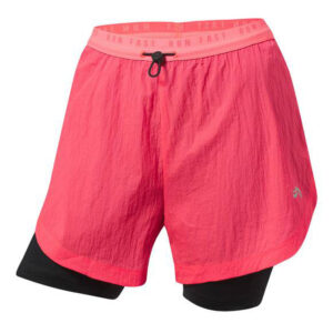 شورت کشاله دار ورزشی زنانه کریویت Crivit Crotch shorts صورتی شبرنگی