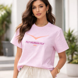 تیشرت رانینگ زنانه هوکا Hoka Running T-shirt ارکیده طرح دار