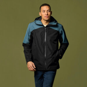 کاپشن ورزشی مردانه Sport Jacket مشکی آبی طوسی