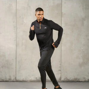 نیم زیپ رانینگ مردانه کریویت Crivit Functional Shirt مشکی