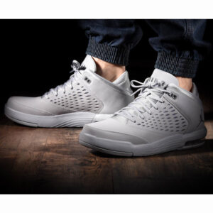 کفش بسکتبال مردانه جردن Jordan Flight Origin 4 Wolf Grey طوسی روشن