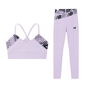 ست لگ و سوتین ورزشی زنانه نیو بالانس New Balance Rlnt Cross Tight & Crop Bra ویولت