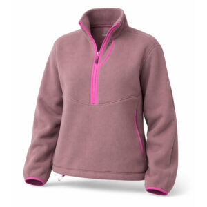 نیم زیپ ورزشی پشمی زنانه هوکا Hoka Ridgetop Half Zip Fleece