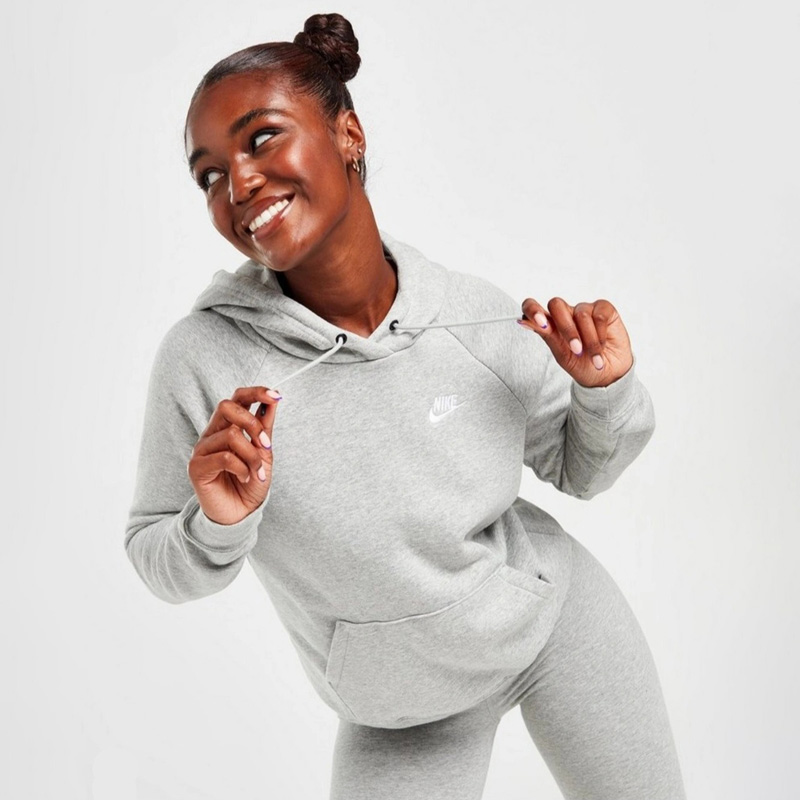 هودی ورزشی زنانه نایک Nike Sport Hoodie خاکستری