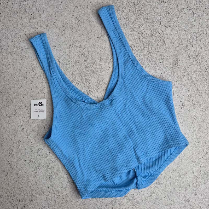 کراپ تاپ زنانه آردن Ardene Sport Ruched Front Crop Tank Top آبی