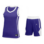 ست تاپ شلوارک ورزشی زنانه جردن Jordan Sports Top and Shorts Set بنفش