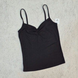 تاپ زنانه آردن Ardene Ribbed Strappy Knit Top مشکی