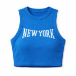 کراپ ورزشی زنانه آردن Ardene Sport Crop Top آبی کاربنی