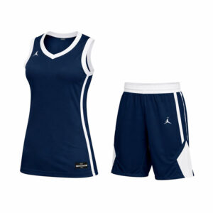 ست تاپ شلوارک ورزشی زنانه جردن Jordan Sports Top and Shorts Set سرمه ای