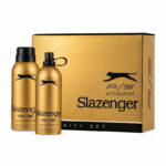 پک 2 عددی ادکلن اسپری ورزشی مردانه اسلازنگر Slazenger A/S طلایی مشکی