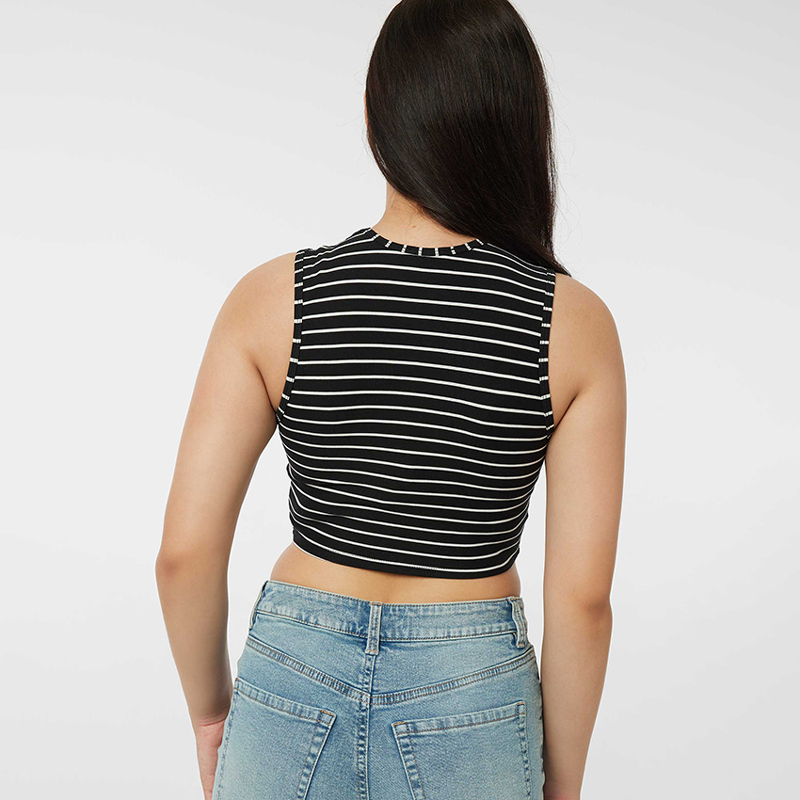 کراپ تاپ زنانه آردن Ardene Sport Crop Top 01 مشکی سفید
