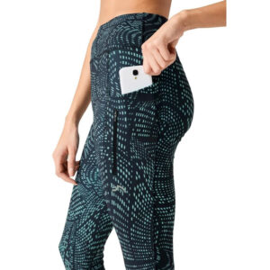 لگ ورزشی زنانه کریویت Crivit Sport Tights سرمه ای طرح دار