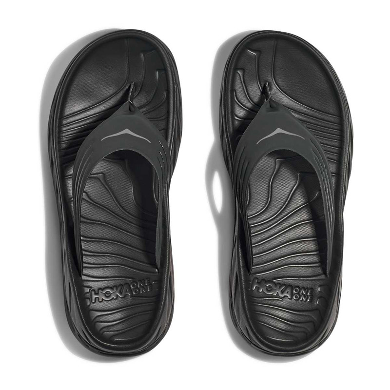 صندل ورزشی مردانه هوکا Hoka Ora Recovery Flip 2 01 مشکی