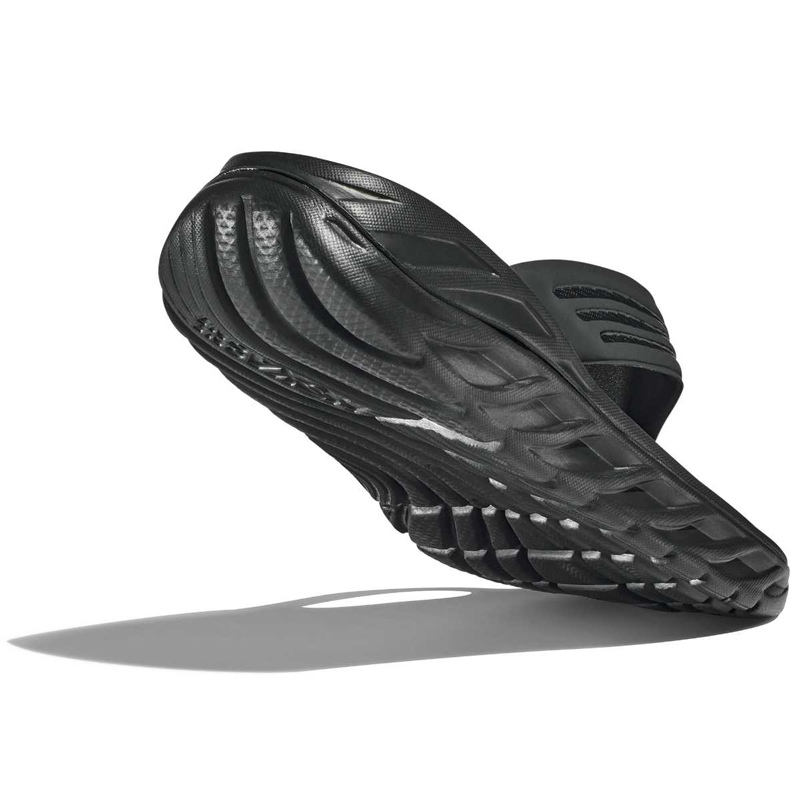 صندل ورزشی مردانه هوکا Hoka Ora Recovery Flip 2 01 مشکی