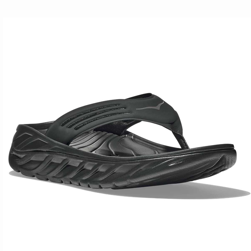 صندل ورزشی مردانه هوکا Hoka Ora Recovery Flip 2 01 مشکی