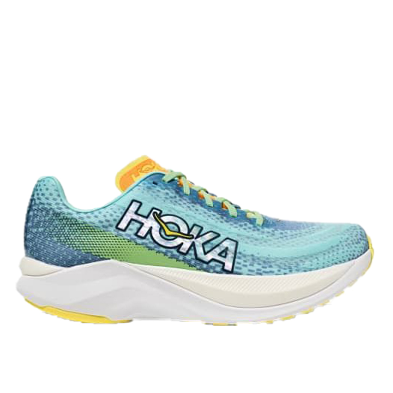 کفش رانینگ مردانه هوکا Hoka Running Shoes Mach X آبی فیروزه ای