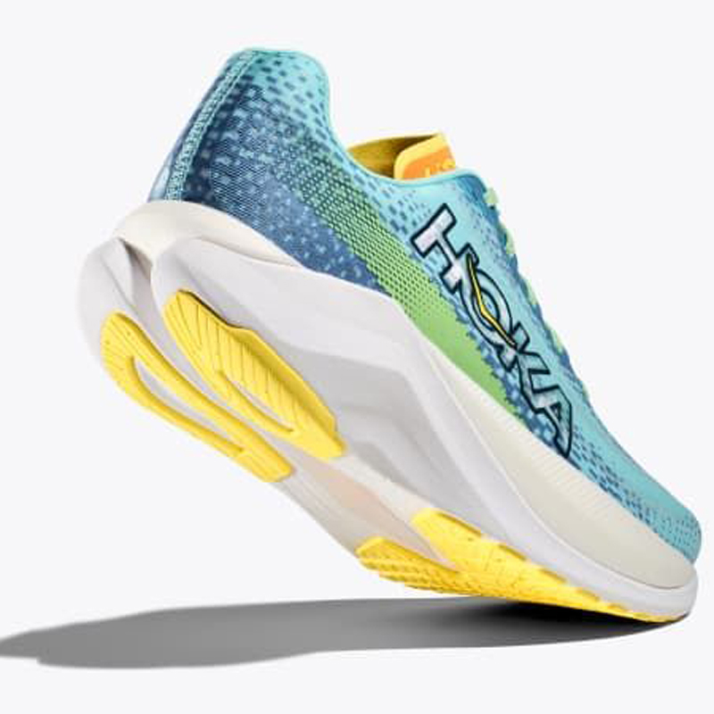 کفش رانینگ مردانه هوکا Hoka Running Shoes Mach X آبی فیروزه ای