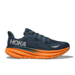 کفش رانینگ ضد آب هوکا Hoka Goretex Shoes Clifton 9 GTX سرمه ای