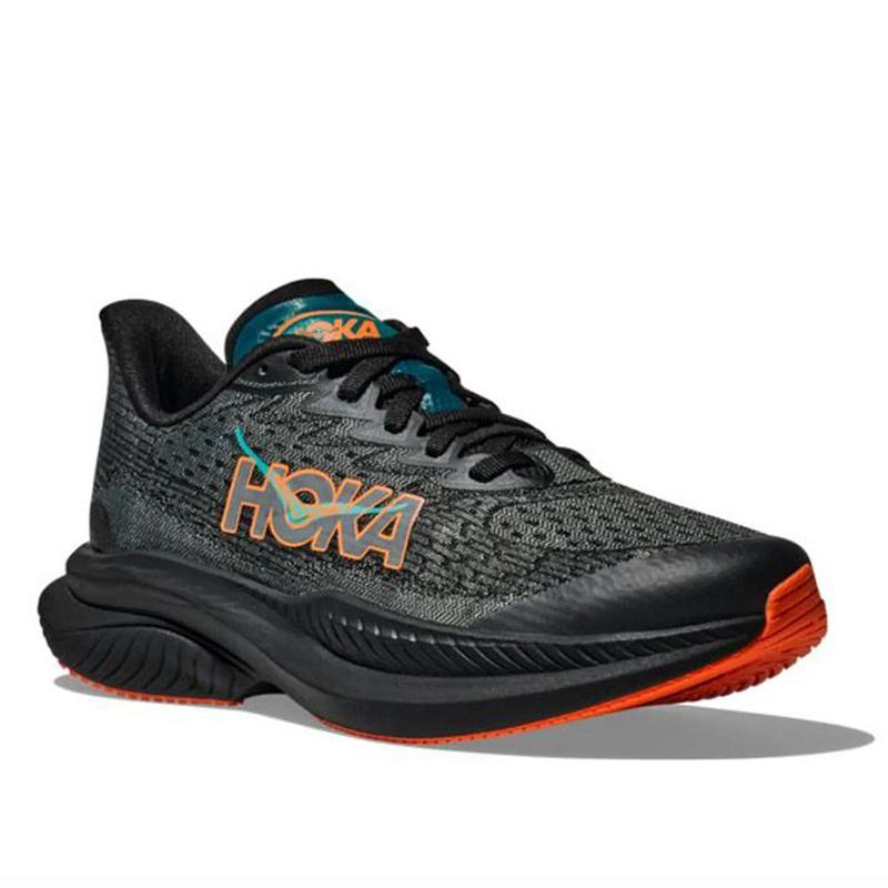 کفش رانینگ مردانه هوکا Hoka Running Shoes Mach 6 مشکی خاکستری