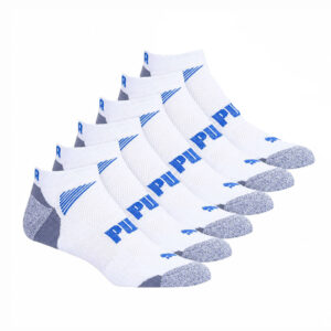 جوراب ورزشی مردانه پوما Puma Sport Socks Pack (پک شش جفتی) سفید آبی خاکستری