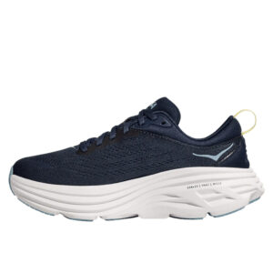 کفش رانینگ زنانه هوکا Hoka Running Shoes Bondi 8 سرمه ای سفید