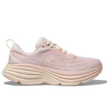 کفش رانینگ زنانه هوکا Hoka Running Shoes Bondi 8 گلبهی