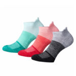 جوراب فیتنس کران Crane Fitness Socks (پک سه جفتی) سبز خاکستری صورتی