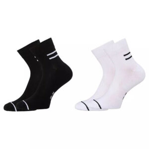 جوراب ورزشی کران Crane Sport Socks (پک دو جفتی) سفید مشکی