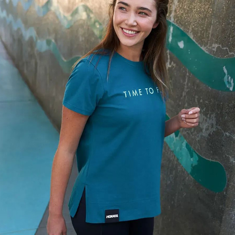 تیشرت رانینگ زنانه هوکا Hoka Running T-shirt اقیانوسی
