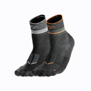 جوراب ورزشی حرفه ای زنانه کریویت Crivit Outdoor Socken 02 (پک دو جفتی) مشکی خاکستری