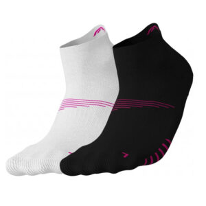 جوراب ورزشی کریویت Crivit Sport Socken (پک دو جفتی) سفید مشکی صورتی