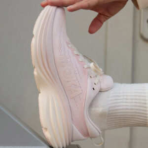 کفش رانینگ زنانه هوکا Hoka Running Shoes Bondi 8 گلبهی