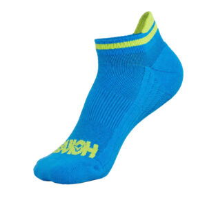 جوراب رانینگ هوکا Hoka Running Socks 01 آبی فسفری