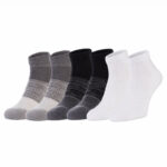 جوراب فیتنس کران Crane Fitness Socks (پک سه جفتی) سفید خاکستری مشکی