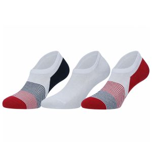 جوراب ورزشی اسلازنگر Slazenger Sport Socks Pack (پک سه جفتی) سفید قرمز سرمه ای