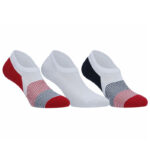 جوراب ورزشی اسلازنگر Slazenger Sport Socks Pack (پک سه جفتی) سفید قرمز سرمه ای