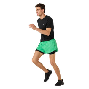 شورت کشاله دار رانینگ مردانه کریویت Crivit Sport Professional Short سبز