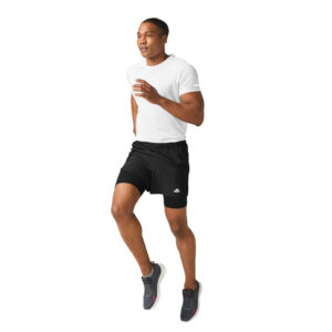 شورت کشاله دار رانینگ مردانه کریویت Crivit Running Short 01 مشکی