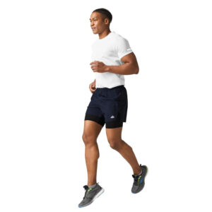 شورت کشاله دار رانینگ مردانه کریویت Crivit Running Short سرمه ای