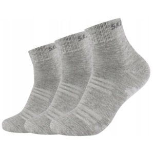 جوراب ورزشی مردانه اسکیچرز Skechers Sport Socks 01 (پک سه جفتی) طوسی