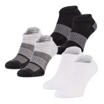 جوراب فیتنس کران Crane Fitness Socks 02 (پک سه جفتی) سفید مشکی خاکستری