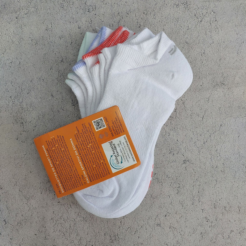جوراب ورزشی زنانه کریویت Crivit Sports Sneaker Socken (پک پنج جفتی) 4 رنگ