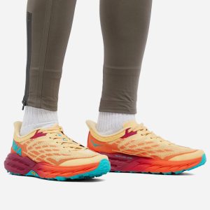 کفش تریل مردانه هوکا Hoka Trail Running Shoes Speedgoat 5 نارنجی