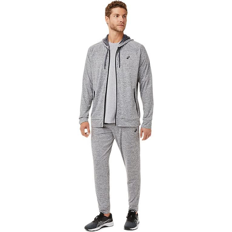 سویشرت ورزشی مردانه آسیکس Asics Tech FZ Hoodie طوسی