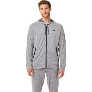 سویشرت ورزشی مردانه آسیکس Asics Tech FZ Hoodie طوسی