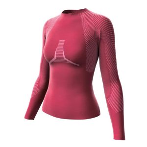 بلوز بیس لایر زنانه کوهنوردی Crivit Base-Layer Blouse سرخابی