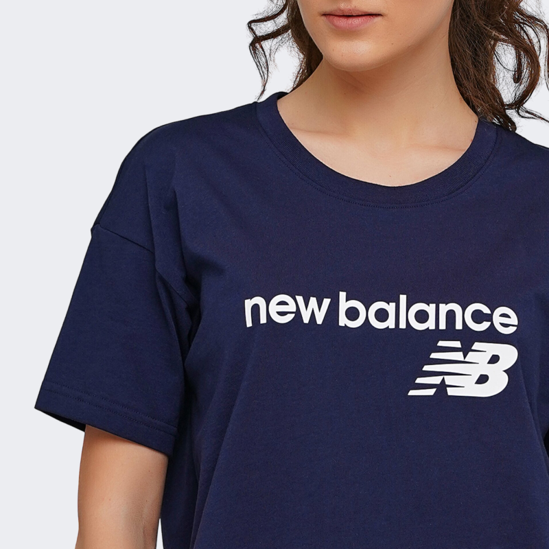 تیشرت ورزشی زنانه نیو بالانس New Balance Sport T-Shirt سرمه ای