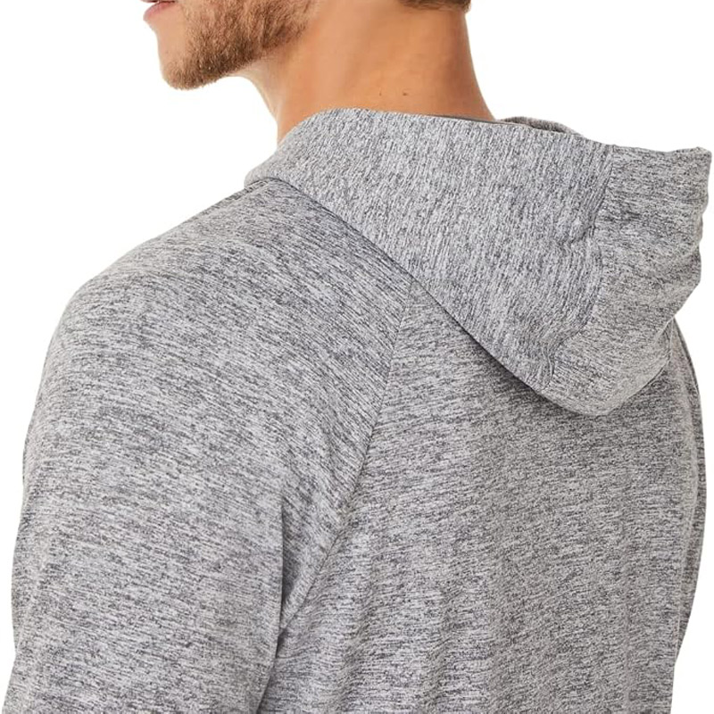 سویشرت ورزشی مردانه آسیکس Asics Tech FZ Hoodie طوسی
