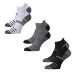 جوراب فیتنس کران Crane Fitness Socks 01 (پک سه جفتی) سفید خاکستری مشکی